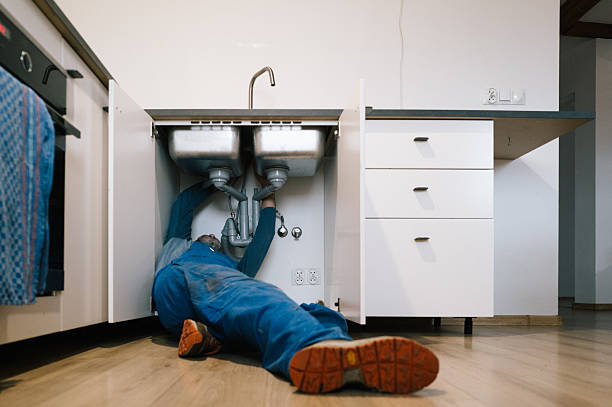 Professional Plumbing technician working in Fairland, MD